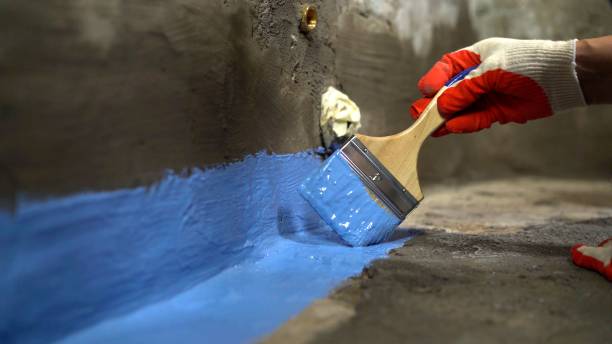 Commercial Vapor Barrier Installation project at a Gaithersburg, MD business property by SJ Waterproofing Pros